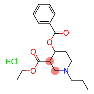 ethyl 4-benzoyloxy-1-propyl-piperidine-3-carboxylate hydrochloride