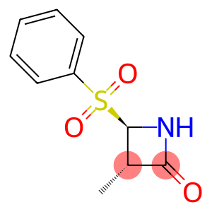 2-Azetidinone,3-methyl-4-(phenylsulfonyl)-,(3S,4R)-(9CI)