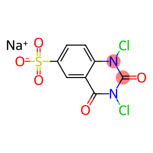 Sodium 1,3-dichloro-1,2,3,4-tetrahydro-2,4-dioxoquinazoline-6-sulfonate