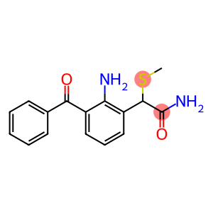 2-(2-Amino-3-benzoylphenyl)-2-(methylthio)acetamide