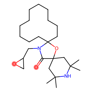 7-Oxa-3,20-diazadispiro5.1.11.2heneicosan-21-one, 2,2,4,4-tetramethyl-20-(oxiranylmethyl)-, homopolymer