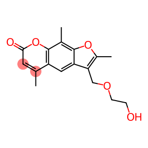 3-(2-HYDROXY-ETHOXYMETHYL)-2,5,9-TRIMETHYL-FURO[3,2-G]CHROMEN-7-ONE