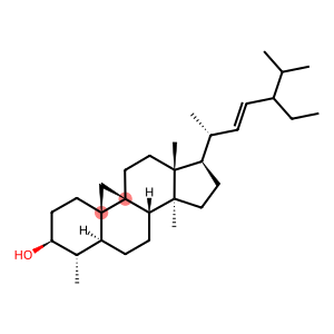 (22E,24ξ)-4α,14α-Dimethyl-9β,19-cyclo-5α-stigmast-22-en-3β-ol