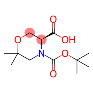 (S)-6,6-Dimethyl-morpholine-3,4-dicarboxylic acid 4-tert-butyl ester