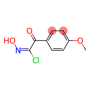 Benzeneethanimidoyl chloride, N-hydroxy-4-methoxy-alpha-oxo-, (E)- (9CI)