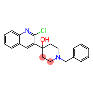 3-(1-苄基-4-羟基哌啶-4-基)-2-氯喹啉