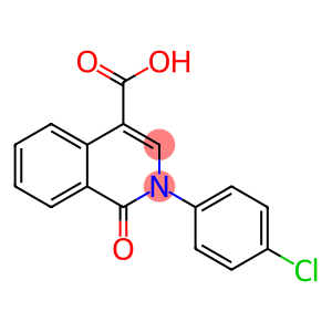 2-(4-chlorophenyl)-1-oxo-1,2-dihydroisoquinoline-4-carboxylic acid