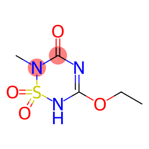 2H-1,2,4,6-Thiatriazin-3(6H)-one, 5-ethoxy-2-methyl-, 1,1-dioxide