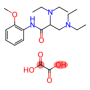 Propanamide, 2,3-bis(diethylamino)-N-(2-methoxyphenyl)-, ethanedioate (1:1)