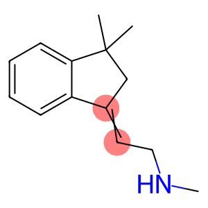 Ethanamine, 2-(2,3-dihydro-3,3-dimethyl-1H-inden-1-ylidene)-N-methyl- (9CI)