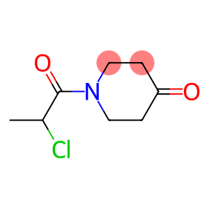 4-Piperidinone, 1-(2-chloro-1-oxopropyl)- (9CI)