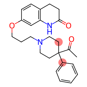 7-(3-(4-(4-Acetyl-4-phenyl)-1-piperidyl)propoxy)-3,4-dihydrocarbostyri l