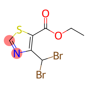 5-Thiazolecarboxylicacid,4-(dibromomethyl)-,ethylester(9CI)