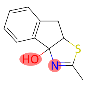 3aH-Indeno[1,2-d]thiazol-3a-ol,8,8a-dihydro-2-methyl-(9CI)