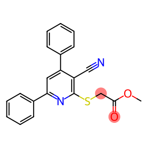 methyl [(3-cyano-4,6-diphenylpyridin-2-yl)sulfanyl]acetate