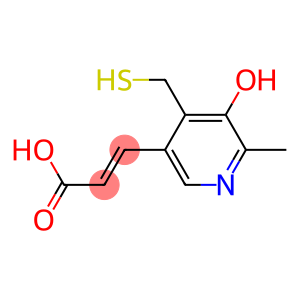 (E)-3-[5-hydroxy-6-methyl-4-(sulfanylmethyl)pyridin-3-yl]prop-2-enoic acid