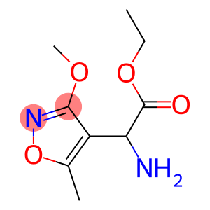 4-Isoxazoleaceticacid,alpha-amino-3-methoxy-5-methyl-,ethylester(9CI)