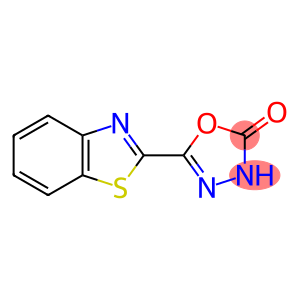 1,3,4-Oxadiazol-2(3H)-one,5-(2-benzothiazolyl)-(9CI)