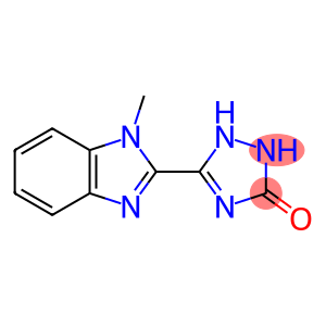 3H-1,2,4-Triazol-3-one, 1,2-dihydro-5-(1-methyl-1H-benzimidazol-2-yl)-
