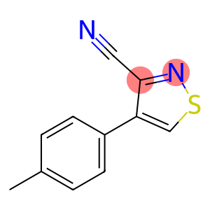 3-Isothiazolecarbonitrile, 4-(4-methylphenyl)-