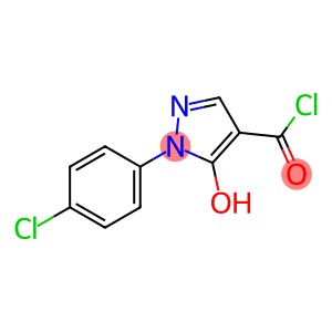 1H-Pyrazole-4-carbonyl chloride, 1-(4-chlorophenyl)-5-hydroxy-