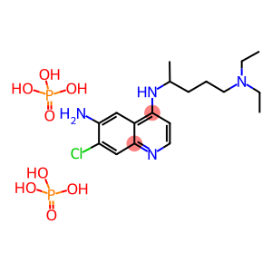 6-Amino-7-chloro-4-((4-(diethylamino)-1-methylbutyl)amino)quinoline di phosphate