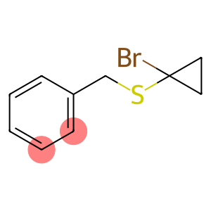 Benzene, [[(1-bromocyclopropyl)thio]methyl]-