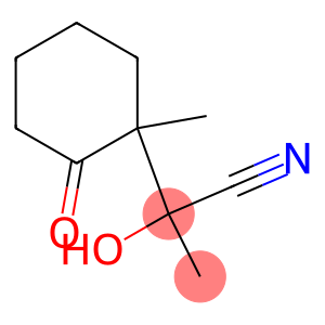 Cyclohexaneacetonitrile,  -alpha--hydroxy--alpha-,1-dimethyl-2-oxo-