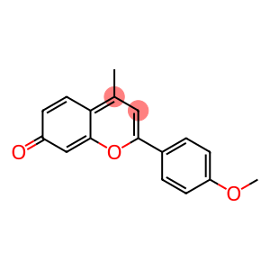 2-(4-Methoxyphenyl)-4-methyl-7H-1-benzopyran-7-one