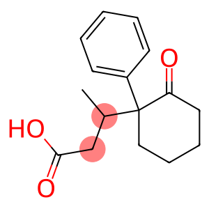 β-Methyl-2-oxo-1-phenylcyclohexanepropionic acid