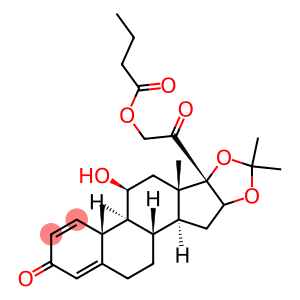 Butyric acid 11β-hydroxy-16α,17-[(1-methylethylidene)bis(oxy)]-3,20-dioxopregna-1,4-dien-21-yl ester