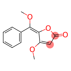 2(5H)-Furanone, 4-methoxy-5-(methoxyphenylmethylene)-, (5Z)-