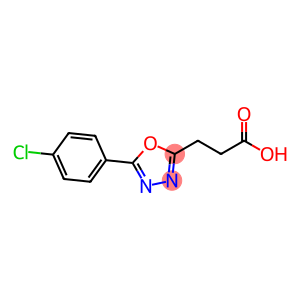 1,3,4-Oxadiazole-2-propanoic acid, 5-(4-chlorophenyl)-