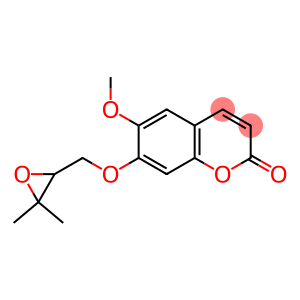 2H-1-Benzopyran-2-one, 7-[(3,3-dimethyloxiranyl)methoxy]-6-methoxy-