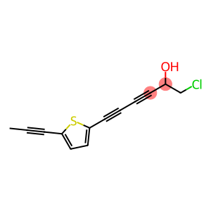 1-氯-6-(5-(1-丙炔)噻吩-2-基)-3,5-己二炔-2-醇