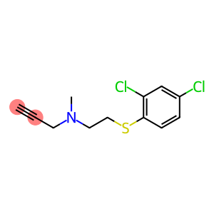 2-Propyn-1-amine, N-[2-[(2,4-dichlorophenyl)thio]ethyl]-N-methyl-