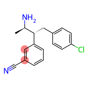 3-trans-3-amino-1-(4-chlorophenyl)butan-2-yl)benzonitrile