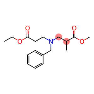 ethyl N-(3-methoxy-2-methyl-3-oxopropyl)-N-(phenylmethyl)-beta-alaninate