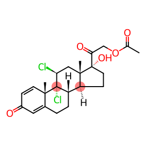 9ALPHA,11BETA-DICHLORO-17ALPHA,21-DIHYDROXYPREGNA-1,4-DIENE-3,20-DIONE 21-ACETATE