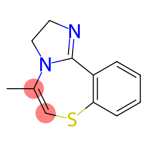 Imidazo[1,2-d][1,4]benzothiazepine, 2,3-dihydro-5-methyl- (9CI)