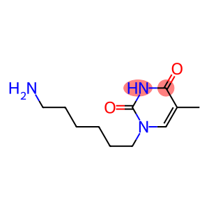 2,4(1H,3H)-Pyrimidinedione,1-(6-aminohexyl)-5-methyl-(9CI)