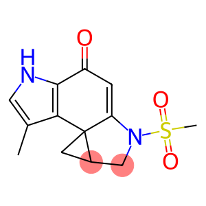 Cyclopropa(C)pyrrolo(3,2-E)indol-4(5H)-one, 1,2,8,8A-tetrahydro-7-methyl-2-(methylsulfonyl)-