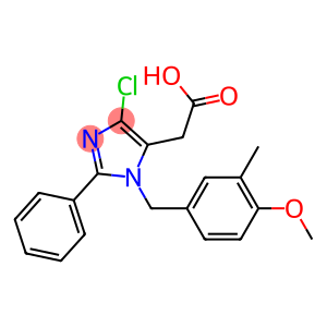 4-Chloro-1-(4-methoxy-3-methylbenzyl)-2-phenyl-1H-imidazole-5-acetic acid