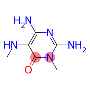 4(3H)-Pyrimidinone,2,6-diamino-3-methyl-5-(methylamino)-(9CI)