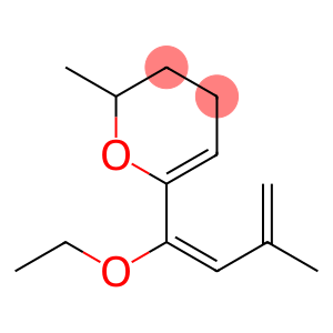 2H-Pyran,6-[(1E)-1-ethoxy-3-methyl-1,3-butadienyl]-3,4-dihydro-2-methyl-(9CI)