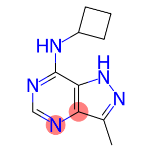 1H-Pyrazolo[4,3-d]pyrimidin-7-amine,N-cyclobutyl-3-methyl-(9CI)