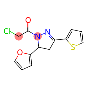 2-Chloro-1-[5-(Furan-2-Yl)-3-(Thiophen-2-Yl)-4,5-Dihydro-1h-Pyrazol-1-Yl]Ethan-1-One