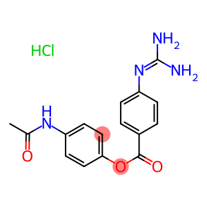 4'-ACETAMIDOPHENYL 4-GUANIDINOBENZOATE HYDROCHLORIDE