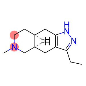 1H-Pyrazolo[3,4-g]isoquinoline,3-ethyl-4,4a,5,6,7,8,8a,9-octahydro-6-methyl-,cis-(9CI)