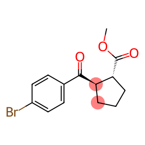 (1R,2R)-2-(4-BROMOBENZOYL)-CYCLOPENTANECARBOXYLIC ACID METHYL ESTER